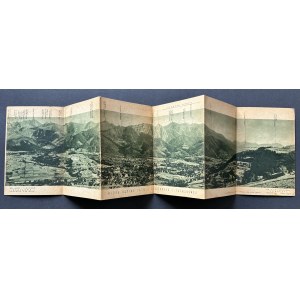 [ZWOLIŃSKI Tadeusz &amp; Stanisław] Vista panoramica dei Tatra e di Zakopane da Furmanowa. Varsavia [circa 1950]