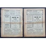 [Biblioteca del dott. Jan Kazimierz GOŁĘBIA] ŻYCIE. Settimanale politico, sociale e culturale. ANNO II. NUMERI XIX e XXI. Leopoli [1911]