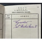 [ENDLER Ryszard Wilhelm] Scuola Superiore di Commercio. Carta d’identità dello studente. Varsavia [1928]