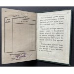 [ENDLER Ryszard Wilhelm] Scuola Superiore di Commercio. Carta d’identità dello studente. Varsavia [1928]