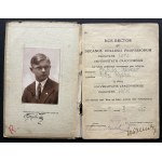 Carte d'étudiant de l'Université Jagellonne. Cracovie [1935]