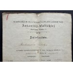 Zestaw dokumentów. Zenobja Podczaska. Warszawa-Łódź [1908-1949]