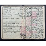 [Tipografia] Set di tesserini identificativi - Julian Podczaski [compositore]. Sindacato dei tipografi. Varsavia [1908-1949]