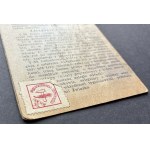[Tipografia] Set di tesserini identificativi - Julian Podczaski [compositore]. Sindacato dei tipografi. Varsavia [1908-1949]