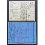 [Tipografia] Set di tesserini identificativi - Julian Podczaski [compositore]. Sindacato dei tipografi. Varsavia [1908-1949]