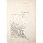 Wyspiański, S., [First Edition!] POEMS: EXCERPTS, DRAMATIC WORKS: NOTES [1st edition; art book binding, paperback cover]