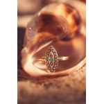 Marquise-cut ring, Austria, Vienna, 19th/20th century, Victorian style