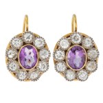 Earrings, first half of the 20th century