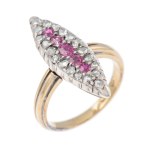 Marquise-cut ring, Hungary, Budapest, 19th/20th century