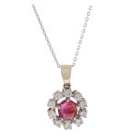 Pendant with chain, second half of the 20th century