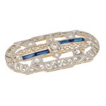 Brooch, 1920s–1930s, Art Deco