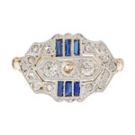 Ring, 1920s–1930s, Art Deco