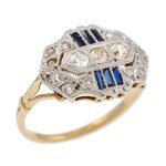 Ring, 1920s–1930s, Art Deco