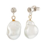 Earrings, second half of the 20th century