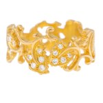 Ring with a vine motif, second half of the 20th century