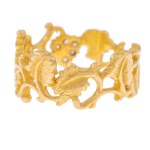 Ring with a vine motif, second half of the 20th century