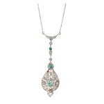 Floral-motif necklace, early 20th century