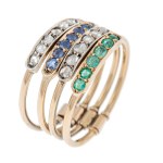"Harem"-style ring, France, first half of the 20th century