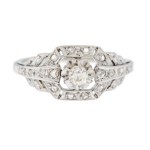 Ring, France, 1920s–1930s, Art Deco