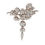 Pendant with a floral motif, second half of the 19th century