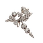 Pendant with a floral motif, second half of the 19th century