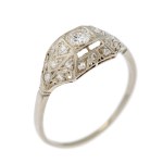 Ring, 1930s–1940s, Art Deco