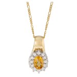 Pendant with chain, second half of the 20th century