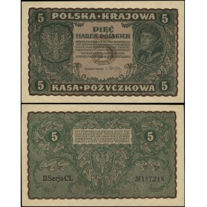 Polska, 5 marek polskich, 17.05.1919, II-CL