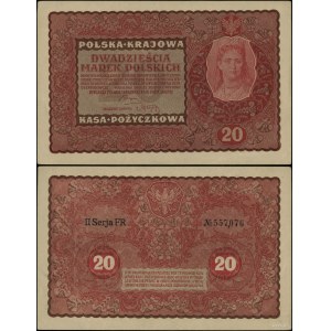 Polen, 20 polnische Mark, 23.08.1919, II-FR