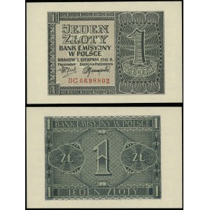 Pologne, 1 zloty, 1er août 1941, BC