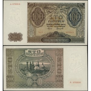 Poland, 100 zlotych, August 1, 1941, A