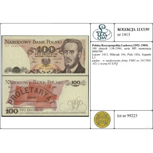 Poland, 100 zlotych, June 1, 1986, MP