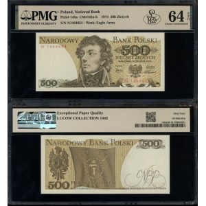 Poland, 500 zlotych, December 16, 1974, N