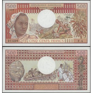 Gabon, 500 francs, April 1, 1978