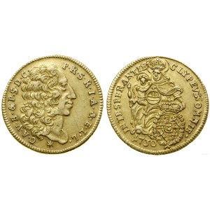Německo, 1/2 karoliny, 1730, Mnichov