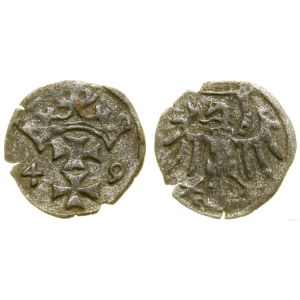 Poland, denarius, 1549, Gdańsk
