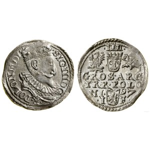 Poland, trojak, 1597, Olkusz