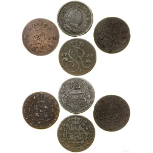 Poland, set of 4 coins, 1754–1793