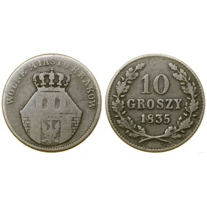 Polska, 10 groszy, 1835, Wiedeń