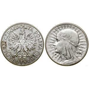 Poland, 10 zlotych, 1932, England