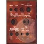 Poland, set of 2 albums containing 4 coins, from 1923–1939