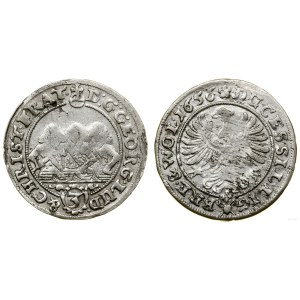 Silesia, 3 kreuzer, 1656, Brzeg
