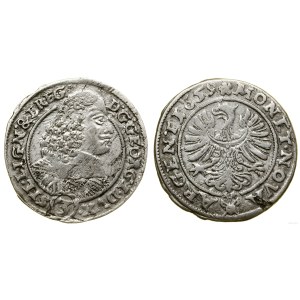 Silesia, 3 kreuzer, 1659, Brzeg