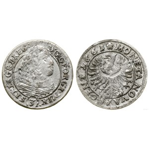 Silesia, 3 kreuzer, 1661 EW, Brzeg