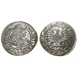 Śląsk, 3 krajcary, 1669 CB, Brzeg