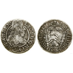 Śląsk, 3 krajcary, 1665 SHS, Wrocław
