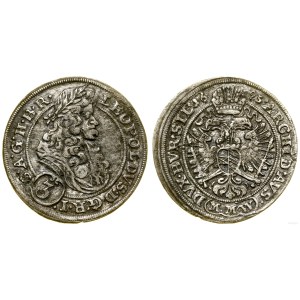 Silesia, 3 kreuzer, 1695 MMW, Wrocław