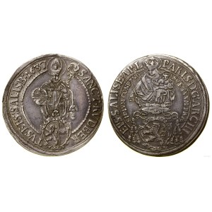 Austria, thaler, 1637, Salzburg