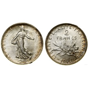 Francia, 2 franchi, 1917, Parigi