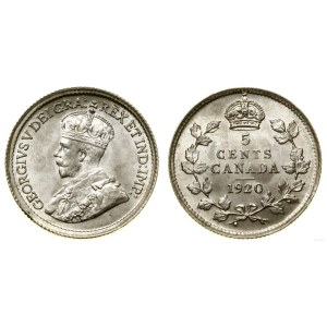 Canada, 5 cents, 1920, Ottawa